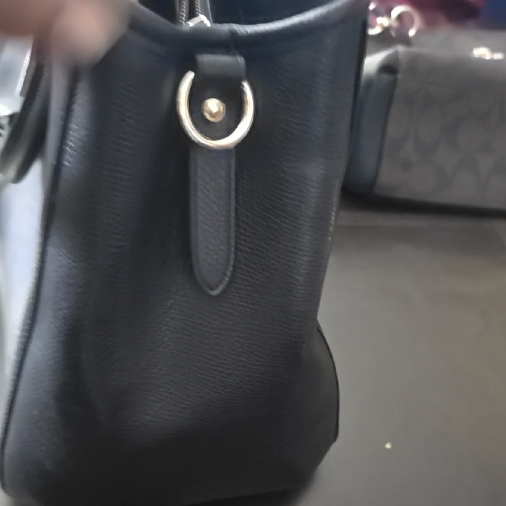 Coach Margot Black Leather Handbag - Picture 4 of 11